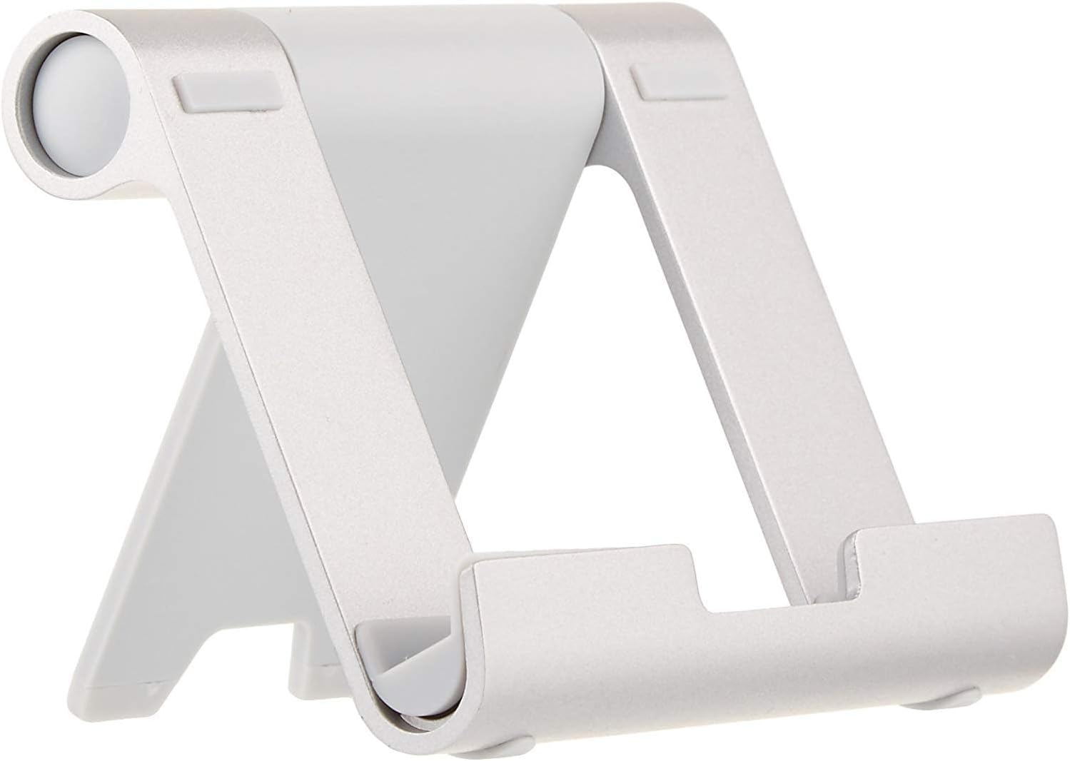 AmazonBasics L6LSH001-CS-R Multi-Angle Portable Stand for Tablets, E-readers and Phones – Silver