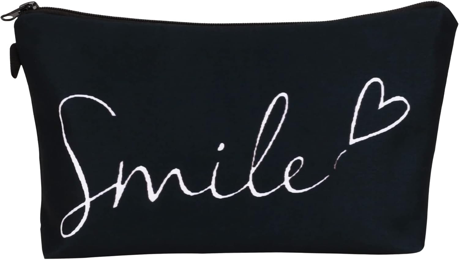 Cute Travel Makeup Bag Cosmetic Bag Small Pouch Gift for Women (Smile)