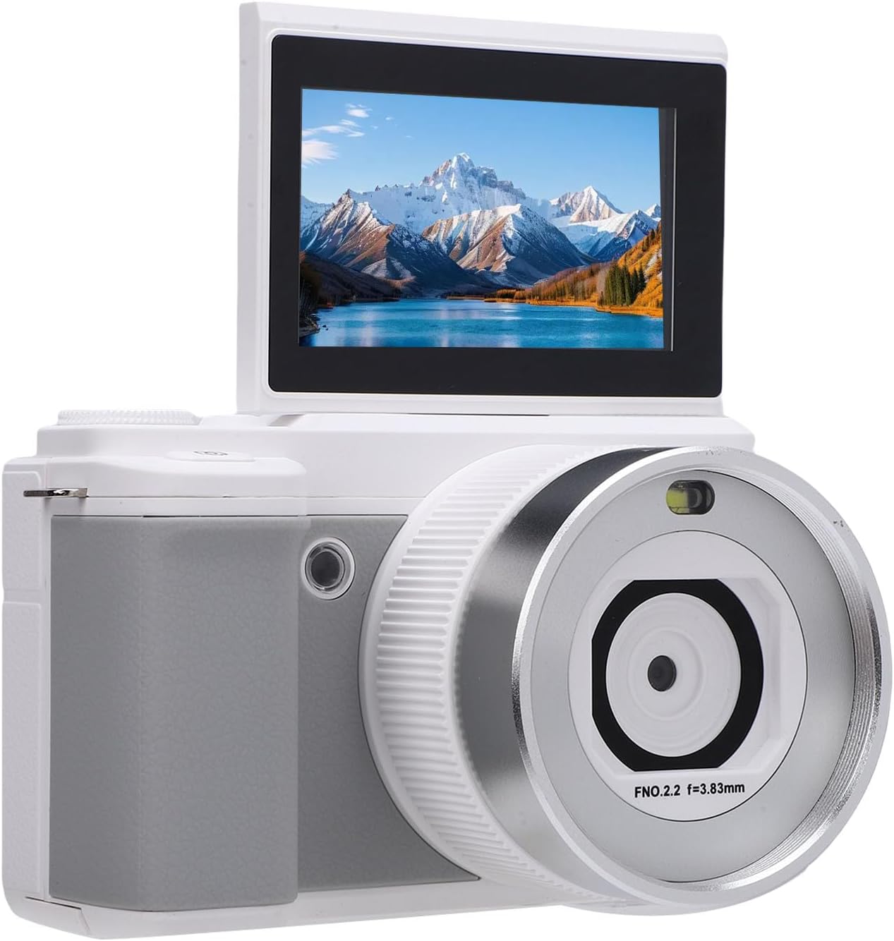 5K Digital Camera, Digital Camera with WiFi, 80MP HD Cameras for Photography, 18X Zoom Autofoucs Vlogging Camera and 180 Flip Screen, High Brightness Flash