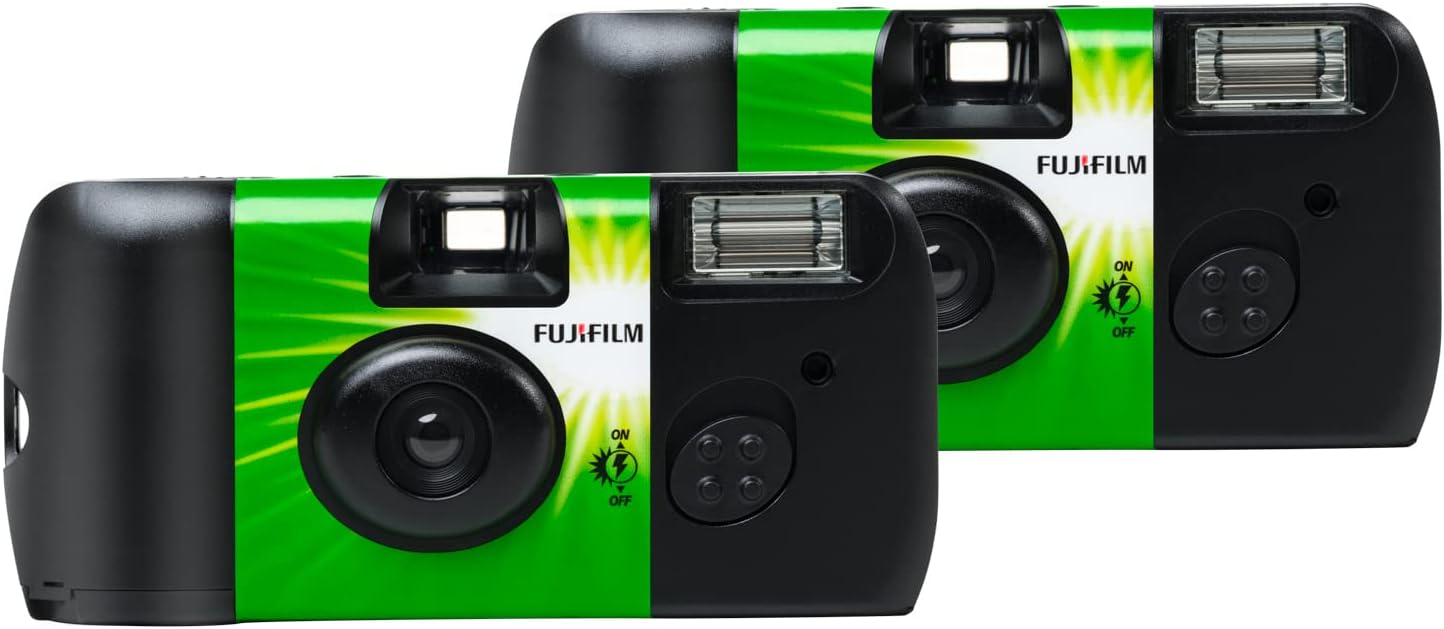 Fujifilm QuickSnap Flash 400 One-Time-Use Camera -2 Pack