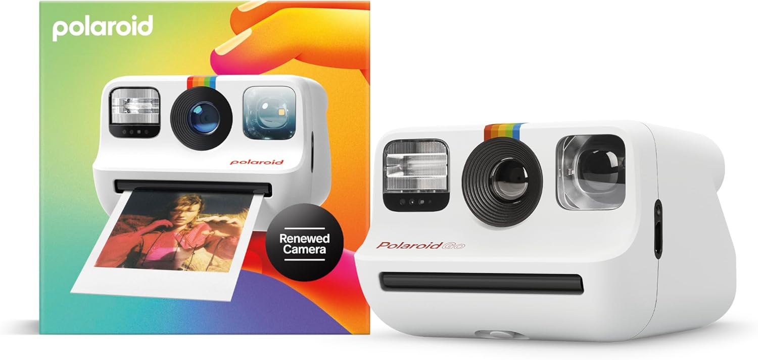 Refurbished Polaroid Go Instant Camera – White (9123)