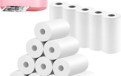 15 Rolls Instant Camera Refill Print Paper, HD Kidizoom Print Camera Paper Refill for Most Kids Instant Camera (57X25mm)