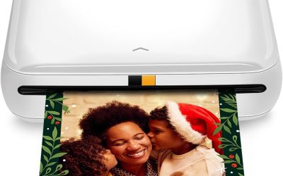 KODAK Step Instant Smartphone Photo Printer – Portable Mini Color Wireless Mobile Printer – Zink 2×3” Sticky-Back Photos – Bluetooth Compatible with iOS & Android Devices – Fun Editing App – White
