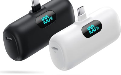 [2-Pack] Mini Portable Charger 5000mAh Power Bank,3A PD USB C Cell Phone Portable Power, LCD Display Battery Pack Compatible with iPhone 16/15/15 plus/15 pro/15 pro Max/Android/Samsung/Moto/LG etc