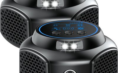 2 Pack Ultrasonic Pest Repellent Plug in, Indoor Electronic Deterrent for Mouse,Mice,Rat,Squirrel,Roach,Ant, Spider,Rodent Control for Kitchen,Garage, Attic, Home