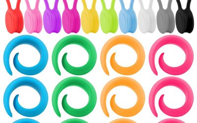 22 Pcs Fabric Huggers and Magnetic Fabric Clips for Cross Stitch, Silicone Thread Spool Huggers and Needle Minder Magnet for Embroidery and Quilting, Cross Stitch Supplies and Accessories