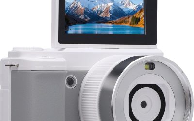 5K Digital Camera, Digital Camera with WiFi, 80MP HD Cameras for Photography, 18X Zoom Autofoucs Vlogging Camera and 180 Flip Screen, High Brightness Flash