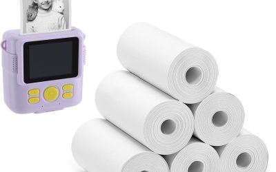 6 Pack Kids Camera Paper Roll Refill – HD Instant Print Thermal Photo Printer Paper for Most Cameras – Birthday Holiday Gifts for Children