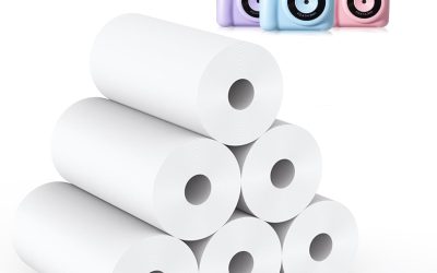 6 Rolls Instant Print Camera for Kids Refill Print Paper – Hikkon Thermal Print Paper Rolls Photo Print HD Printing for Most Kids Instant Camera – Paper Only