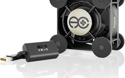 AC Infinity MULTIFAN Mini, Compact 40mm x 20mm USB Fan, UL-Certified for VR Gear, Aquarium, Roku, Router, Raspberry Pi, Cosplay, Helmet Cooling Ventilation