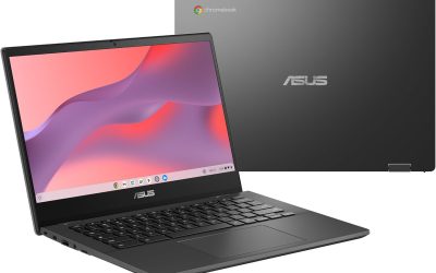 ASUS Chromebook CM14 Laptop, 14″ HD Anti-Glare Display (1366×768), MediaTek Kompanio 520, 4GB RAM, 64GB eMMC, ChromeOS, Gray, CM1402CM2A-DS44, Gravity Grey