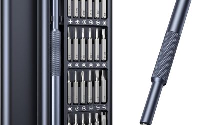 AXTH 25-in-1 Small Precision Screwdriver Set, Professional Magnetic Mini Repair Tool Kit for Phone, Computer, Watch, Laptop, Macbook, Ring Doorbell, Eyeglass, Electronic, [Bearing Steel] Screw Driver