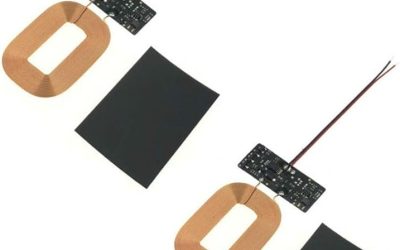 Acxico 2Pcs Wireless Charger Receiver Module PCBA Board Coil Universal Qi DIY