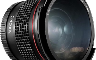 Altura Photo 58MM 0.35x Fisheye Wide Angle Lens (w/Macro Portion) for DSLR Cameras EOS Rebel 70D 77D 80D 90D T8i T7 T7i T6i T6s T6 T5i T5 T4i T3i T100 SL1 SL2 SL3