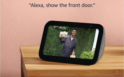 Amazon Echo Show 5 (newest model), Smart display with 2x the bass and clearer sound, Charcoal