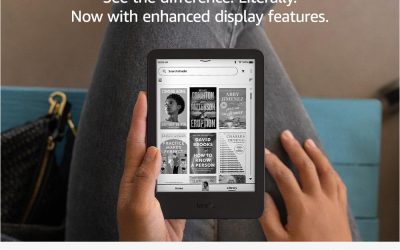 Amazon Kindle 16 GB (newest model) – Lightest and most compact Kindle, now with faster page turns, and higher contrast ratio, for an enhanced reading experience – Black