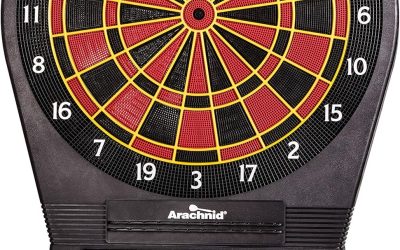 Arachnid Cricket Pro 650 Tournament-Quality Electronic Dartboard with Micro-Thin Segment Dividers for Dramatically Reduced Bounce-Outs and NylonTough Segments for Improved Durability and Playability