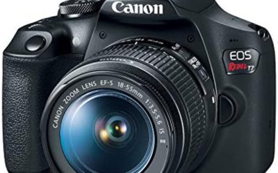 Canon EOS Rebel T7 DSLR Camera with 18-55mm Lens | Built-in Wi-Fi | 24.1 MP CMOS Sensor | DIGIC 4+ Image Processor and Full HD Videos