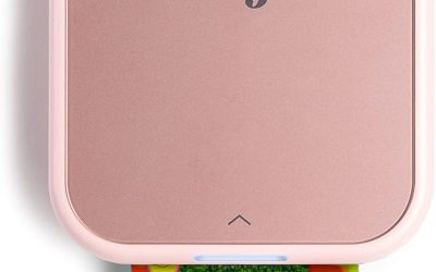 Canon Ivy 2 Mini Photo Printer, Print from Compatible iOS & Android Devices, Sticky-Back Prints, Blush Pink