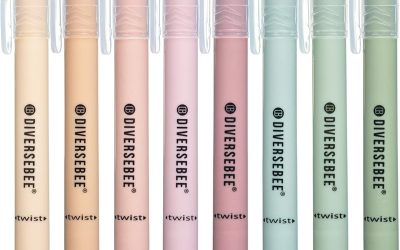 DIVERSEBEE Bible Highlighters and Pens No Bleed, 8 Pack Assorted Colors Gel Highlighters Set, Cute Bible Markers Study Journaling School Supplies and Accessories (Pastel)