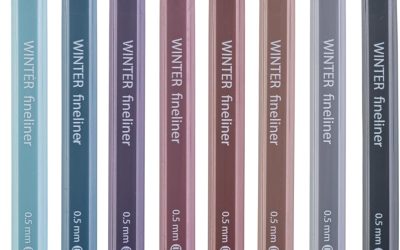 DIVERSEBEE Fine Tip Pens, 8 Bible Pens No Bleed Through, Assorted Colors, 0.5mm Fine Point Fineliner Markers for Journaling, Bible Study Journaling Supplies and Accessories (Winter)