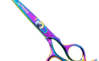 Equinox Razor Edge Series Professional Hair Scissors – 6.5” Premium Japanese Stainless Steel Hair Cutting Scissors, Hair Shears, Hair Razors for Hair Cutting, Barber Accessories & Hair Salon Supplies