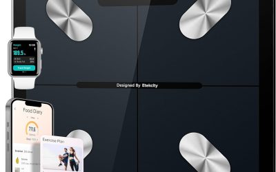 Etekcity Smart Scale for Body Weight FSA HSA Store Eligible, Bathroom Digital Weighing Scale with BMI, Body Fat, Muscle Mass, Accurate Bluetooth Home User Health Equipment Sync Apps