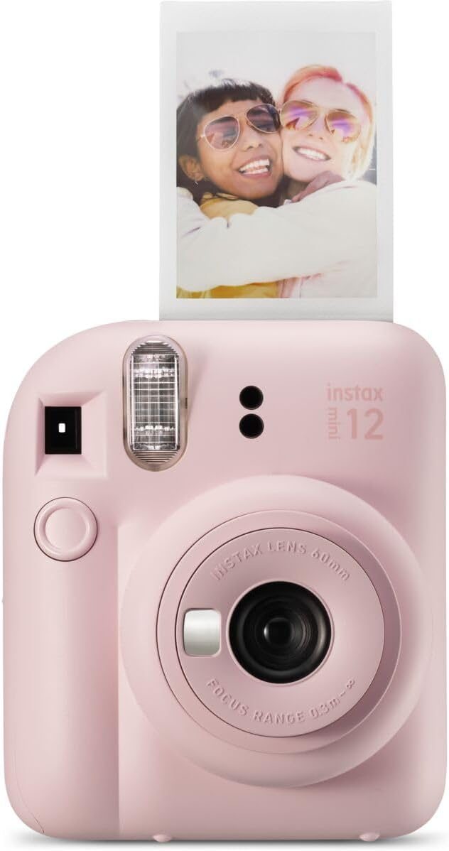 Fujifilm Instax Mini 12 Instant Camera – Blossom Pink
