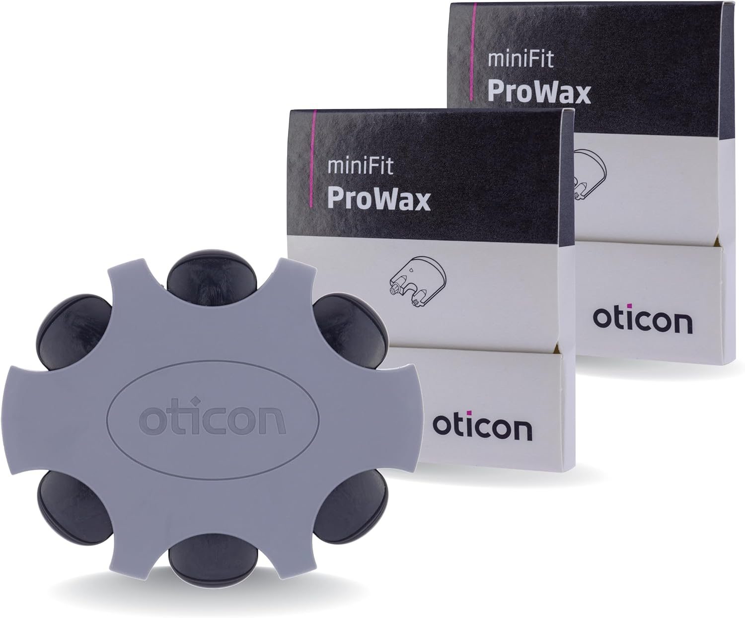 Genuine Oticon Minifit ProWax Filter Wax Guards, OEM Replacements for Oticon Hearing Aids Supplies, Genuine OEM Denmark Oticon Branded Accessories for Optimal Performance (2 Packs/Total 12 Filters)