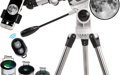 Gskyer Telescope, Telescopes for Adults, 80mm AZ Space Astronomical Refractor Telescope Kids, Adults Astronomy, German Technology Scope