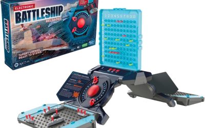 Hasbro Gaming Electronic Battleship Reloaded Board Game, Naval Combat Strategy Game with Sounds, Lights, Special Attacks, Ages 8 and Up, 1-2 Players