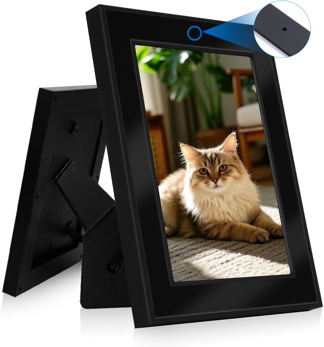 Hidden Camera Frame – Nanny Cam for Indoor Security – Spy Camera with Photo Frame – No WiFi – SD Card Not Included