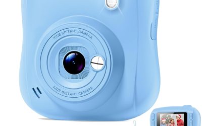 Instant Print Camera for Kids,Christmas Birthday Gifts for 3 4 5 6 7 8 9 10 11 12 Year Old Boys Girls,Toddler Digital Video Camcorder Cameras, Best 1080P HD Selfie Toy with 32GB SD Card