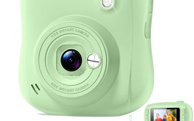Instant Print Camera for Kids,Christmas Birthday Gifts for 3 4 5 6 7 8 9 10 11 12 Year Old Boys Girls,Toddler Digital Video Camcorder Cameras, Best 1080P HD Selfie Toy with 32GB SD Card