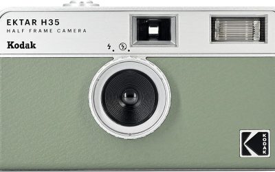 KODAK EKTAR H35 Half Frame Film Camera, 35mm, Reusable, Focus-Free, Lightweight, Easy-to-Use (Sage) (Film & AAA Battery are not Included)