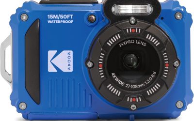 KODAK PIXPRO WPZ2 Rugged Waterproof Shockproof Dustproof WiFi Digital Camera 16MP 4X Optical Zoom 1080P Full HD Video Vlogging Camera 2.7″ LCD (Blue)