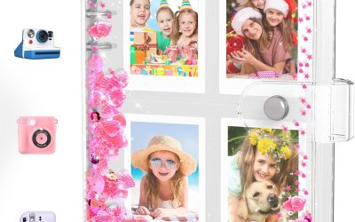 Kids Photo Album for Instax Mini, Photo Album for Polaroid, Applicable to Fujifilm Instax Mini 11 12 40 Kodak Mini Photo, Gift for 4 5 6 7 8 9 10 11 12 Year Old Girls (200 Photos)