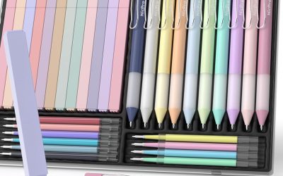 Nicpro 33PCS Aesthetic Highlighter and Gel Pen set with Case, 12 Bible Highlighters & Cute Pens Refills With Soft Ink & Tip, No Bleed Quick Dry for Bible Study Journaling Planner Notes School Supplies