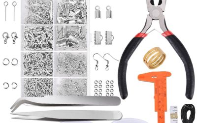 PAXCOO Jewelry Making Supplies Kit – Jewelry Repair Tool with Accessories, Pliers, Findings, and Beading Wires for Adults and Beginners