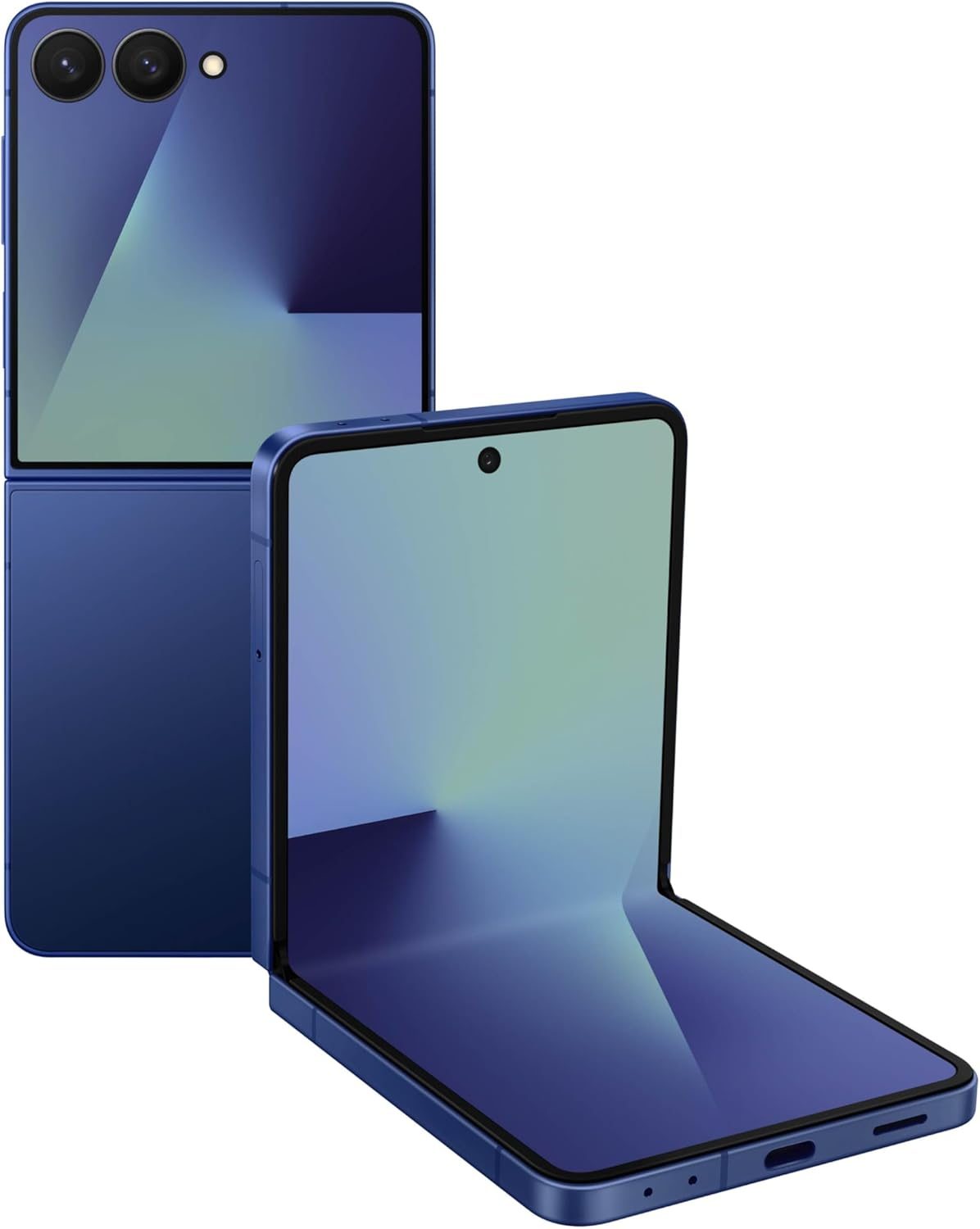 Samsung Galaxy Z Flip7 Cell Phone, 256GB AI Smartphone, Unlocked Android, Long Battery Life, 2025, US 1 Yr Manufacturer Warranty, Blue Shadow