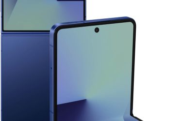 Samsung Galaxy Z Flip7 Cell Phone, 256GB AI Smartphone, Unlocked Android, Long Battery Life, 2025, US 1 Yr Manufacturer Warranty, Blue Shadow