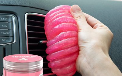 TICARVE Car Cleaning Gel Detailing Putty Car Putty Auto Detailing Tools Car Interior Cleaner Cleaning Slime Car Accessories Keyboard Cleaner Rose/NT WT: 5.6 oz (160 gr)