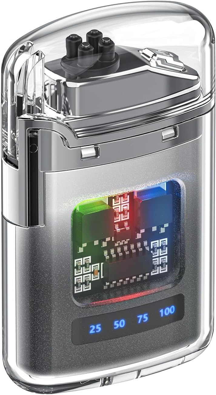 VVAY Electric Lighter USB C Rechargeable, Windproof Flameless Plasma Lighter