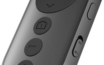 Wireless Camera Remote Control with Zoom for iPhone & Android, Versatile Shutter with Front/Rear Camera Switch for Photo & Video, Smartphone Remote Clicker for TikTok