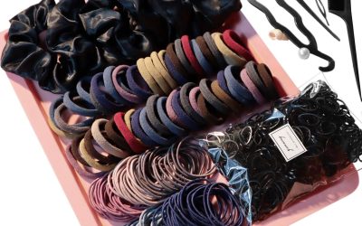 YANRONG 755PCS Hair Accessories for Woman Set Seamless Ponytail Holders Variety Hair Scrunchies Hair Bands Scrunchy Hair Ties For Thick and Curly (Mix)