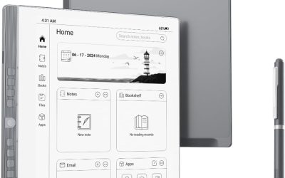 eNote Paper Tablet Bundle, 10.3-inch Pen Only Writing Tablet, Electronic Notebook Digital Notepad, E-Ink Reader with B5 Pen and Protective Folio