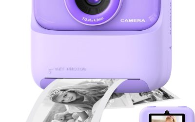 masterbee Kid Camera Instant Print Photo, Birthday Gifts for Girls and Boys, Kids Digital Camera Toys, 1080P HD Video, 3 4 5 6 7 8 9 10 11 12 Year Old Boy Gifts/Girl Gifts